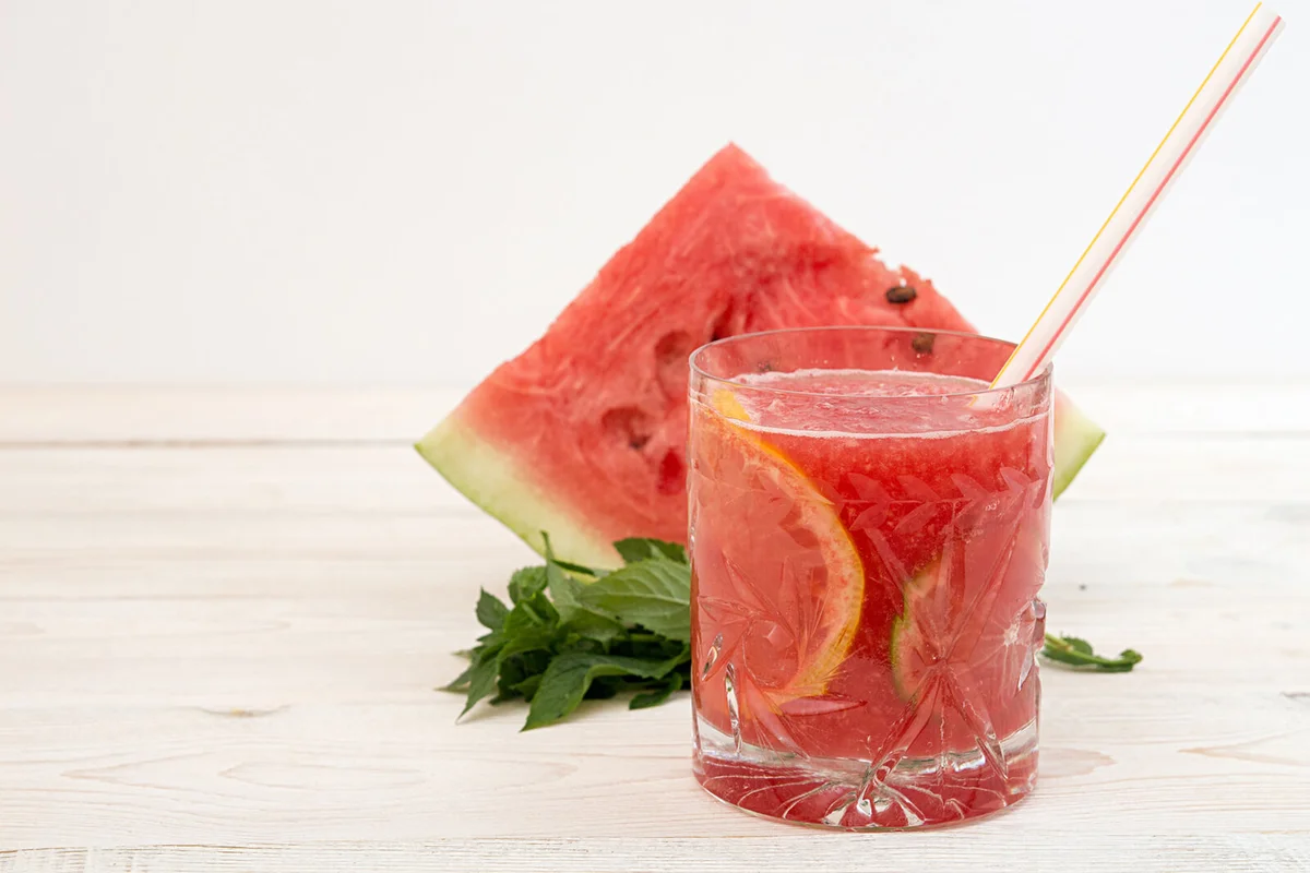 Summer drink watermelon smoothie juice