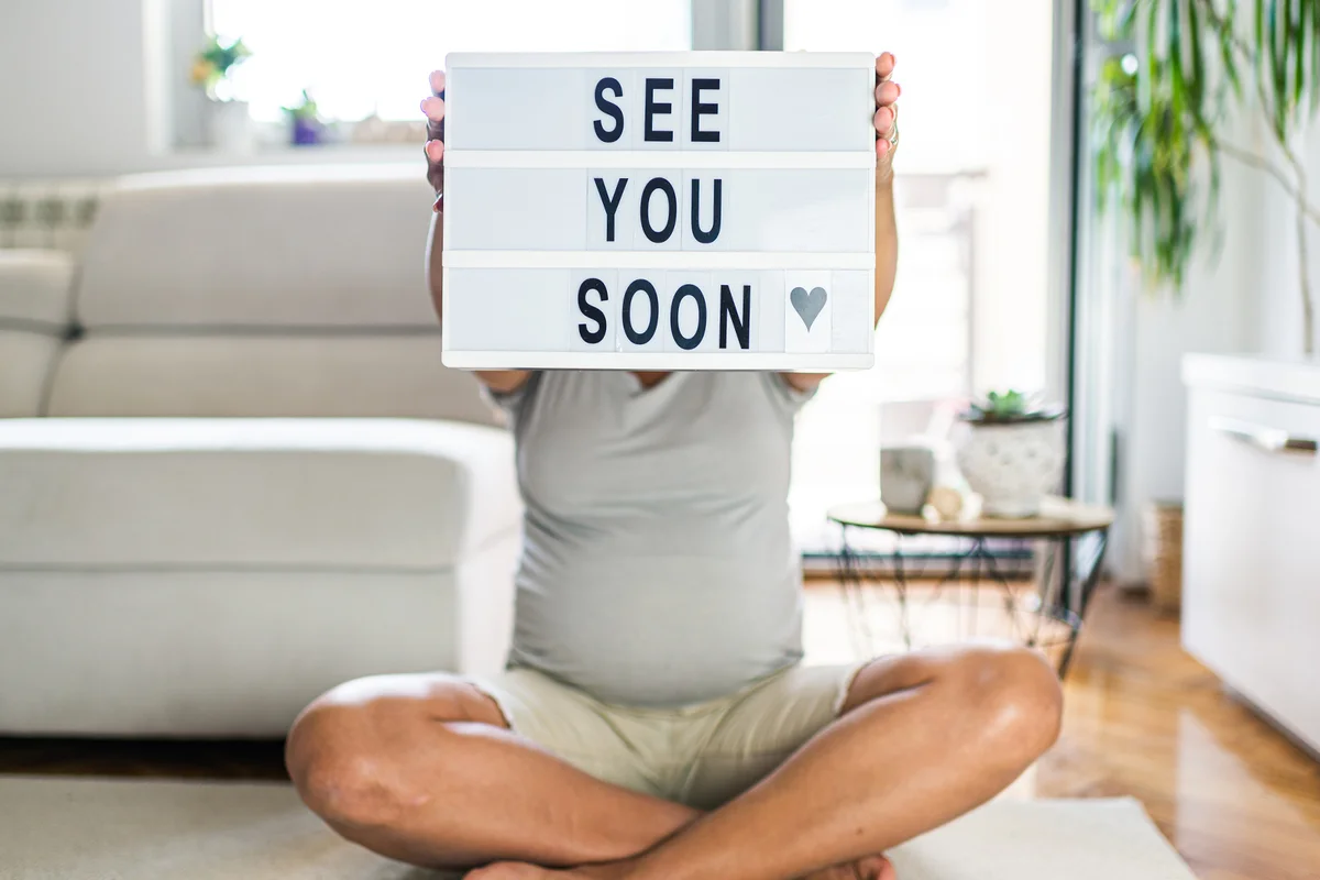 See you soon baby!