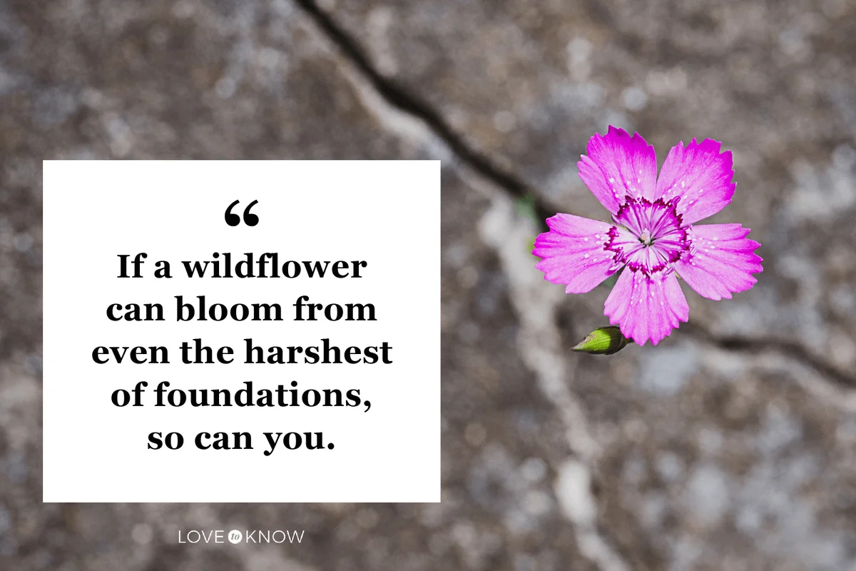 Beautiful Flower Quote to Bring Hope