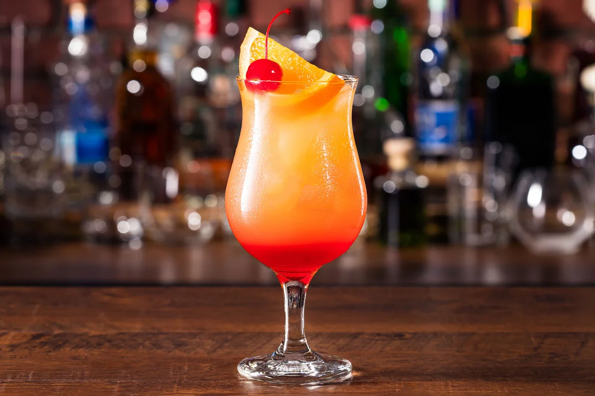 hurricane fruity cocktail