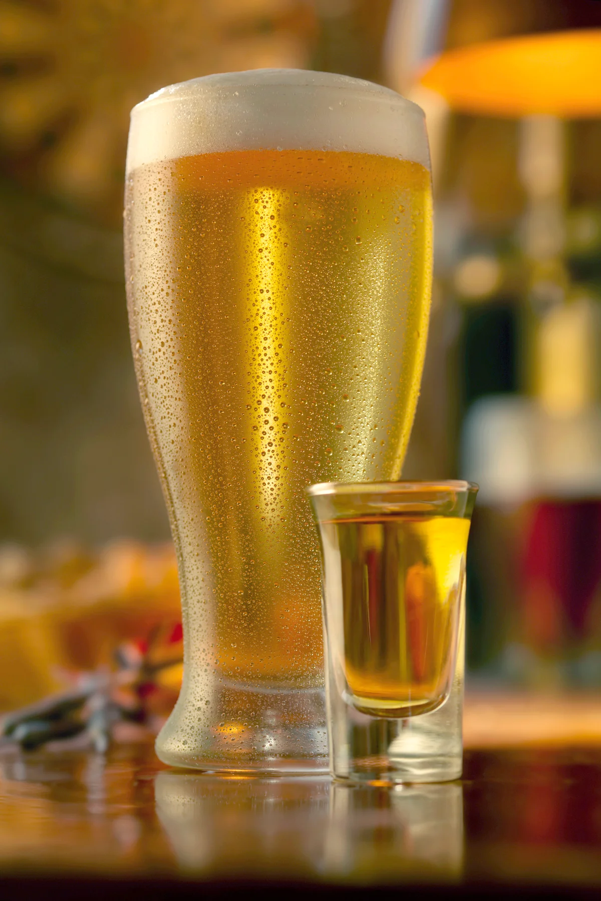A Pint of Pilsner with a Shot of Whiskey