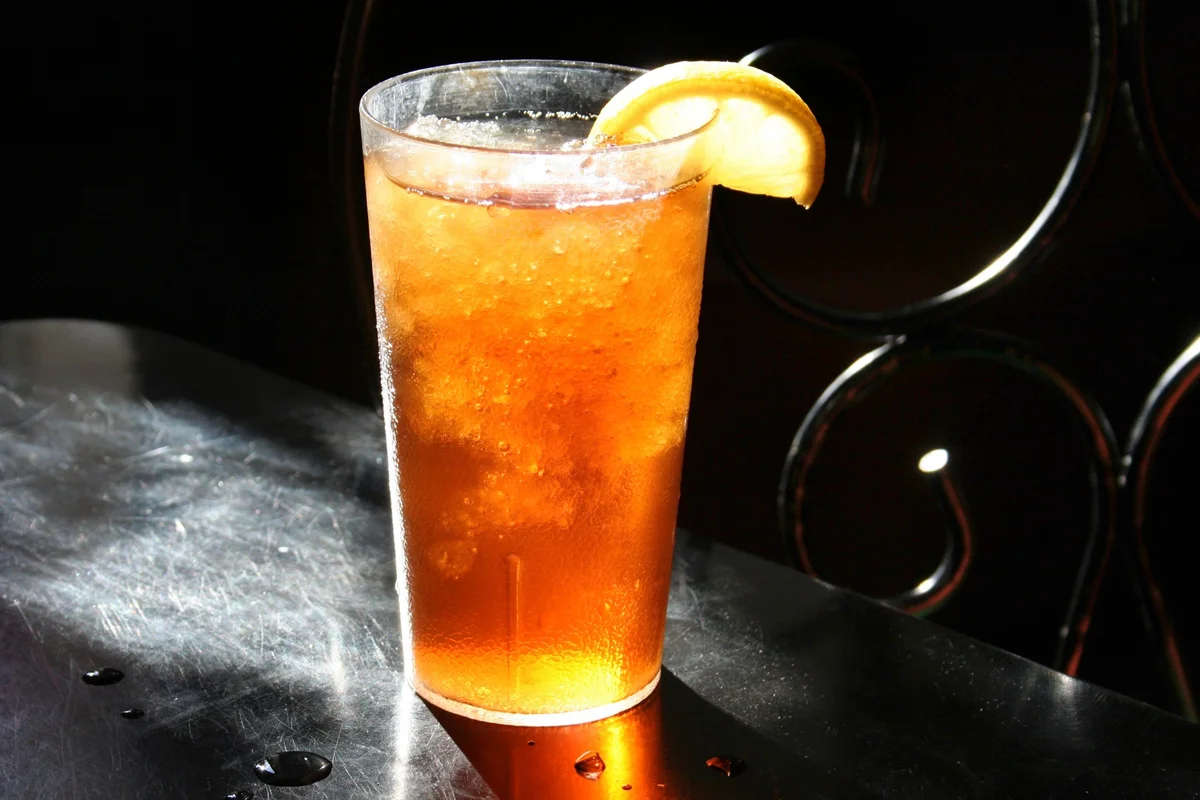 Long Island Ice Tea On Table