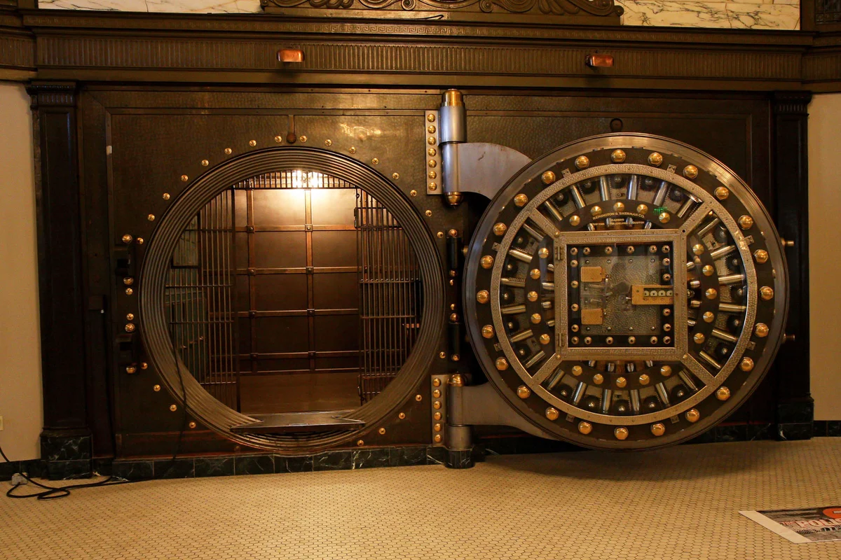old bank vault at Milwaukee County Historical Society And Museum