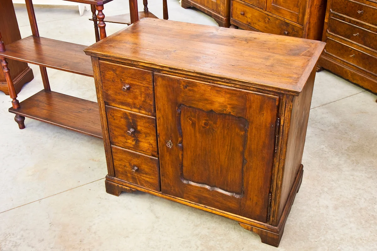 Old italian wooden dresser just restored