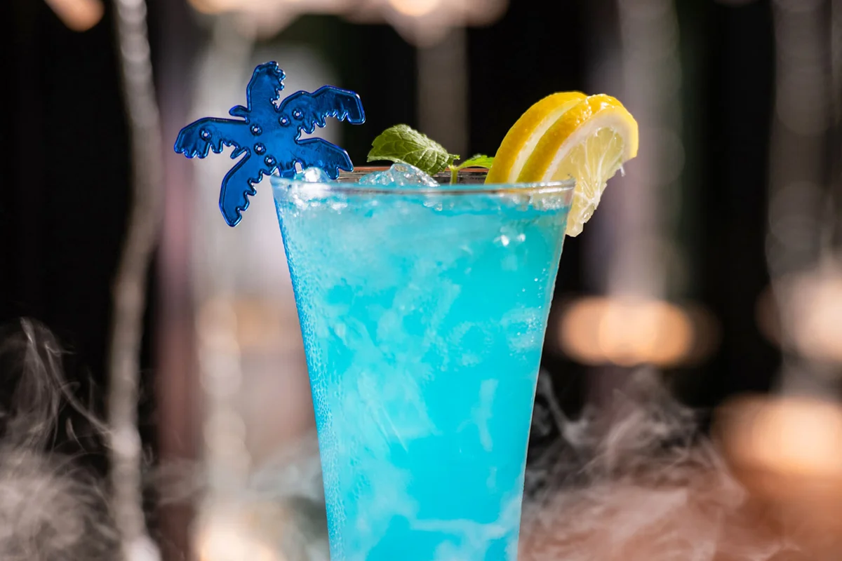 Blue hawaiian cocktail