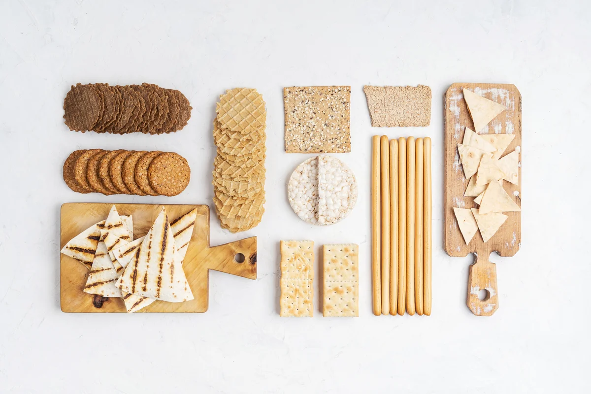Assorted healthy snacks