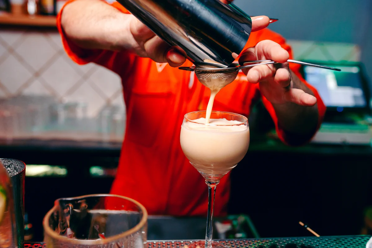 dry shake cocktail