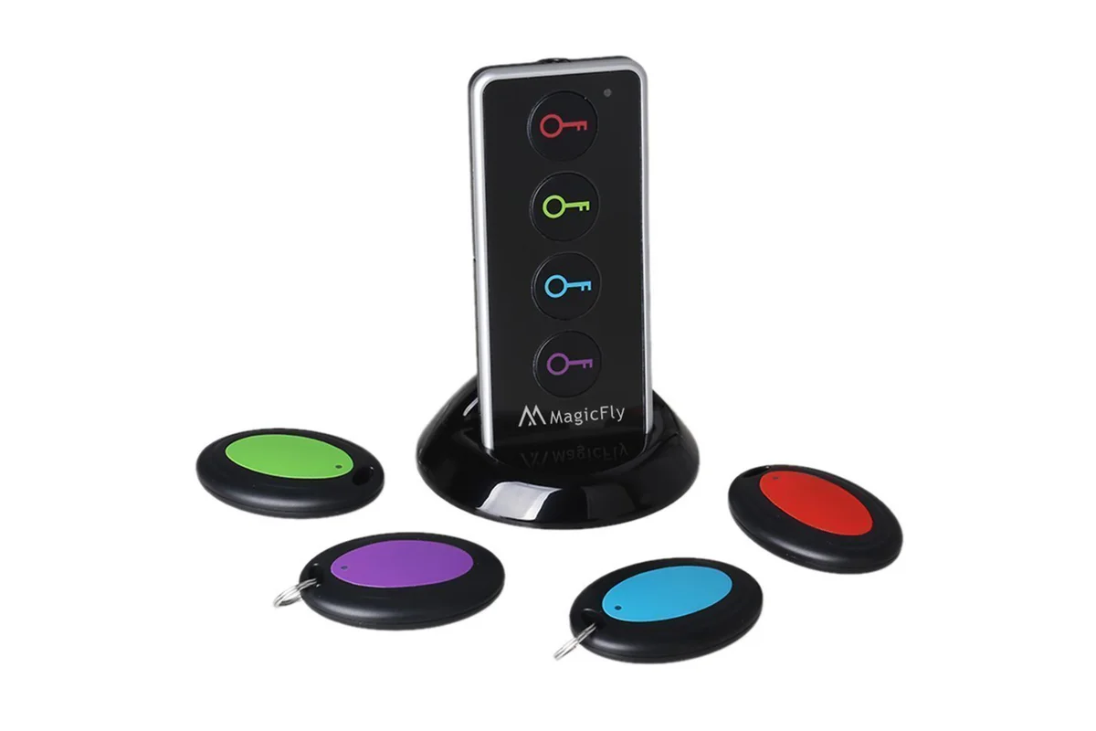 Magicfly Wireless RF Item Locator Key Finder with Base Support and LED Flashlight