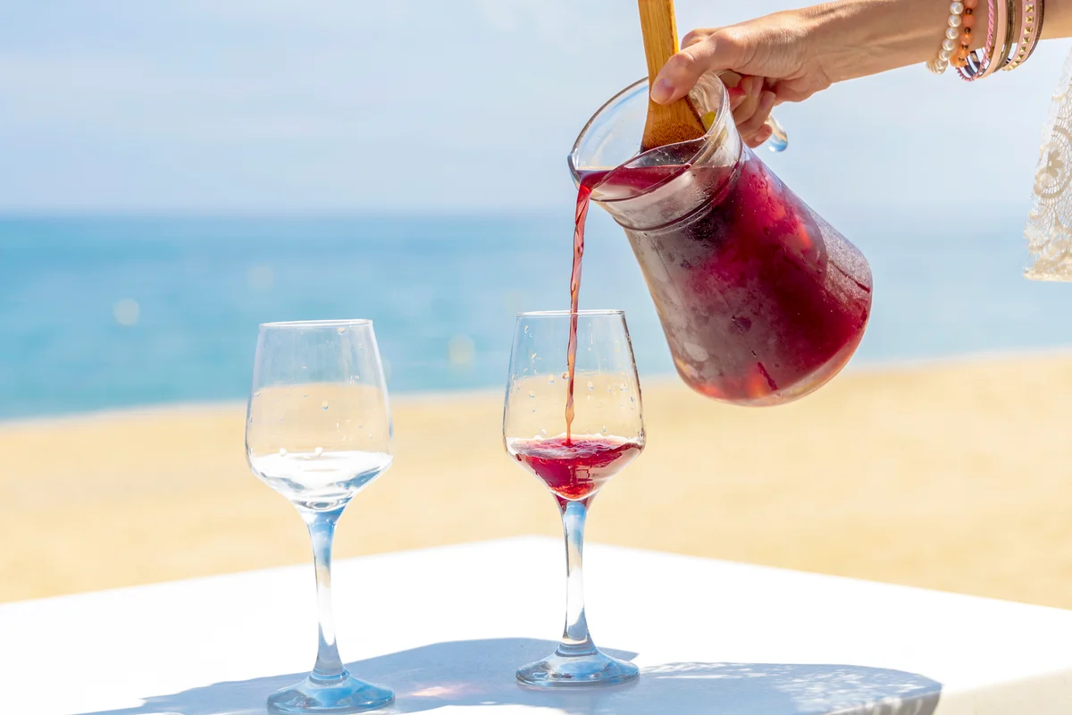 Typical Spanish drink "Sangria"