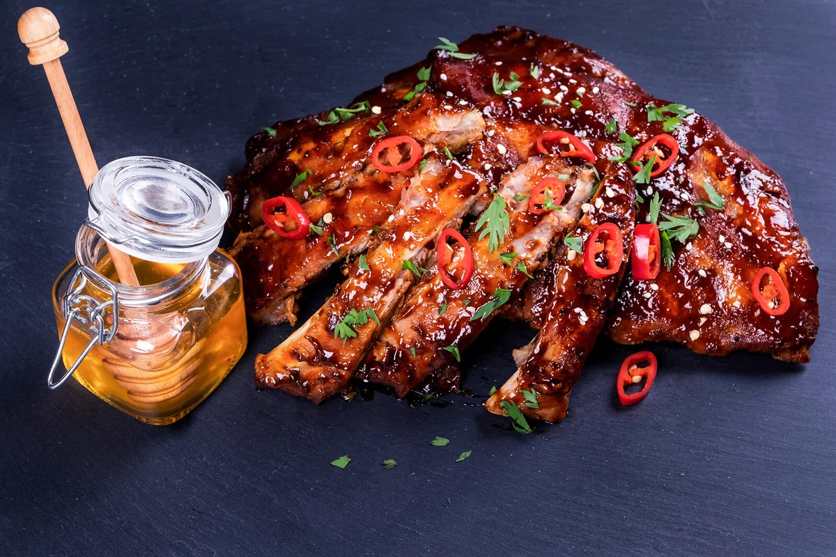 Chili Honey Glazed Ribs
