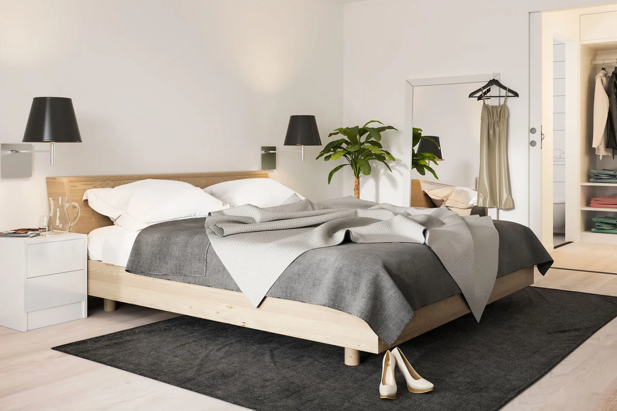 greige bedroom