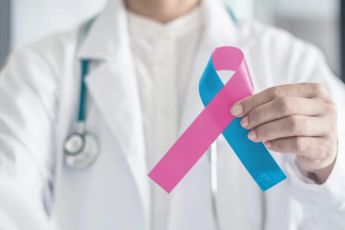 Pink blue ribbon awareness, symbolic bow color for Sudden Infant Death Syndrome (SIDS)