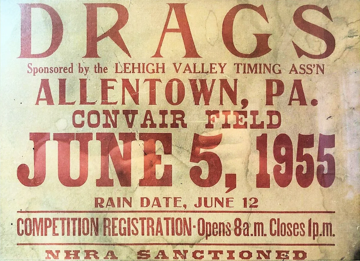 1955 - Drag Racing Sign