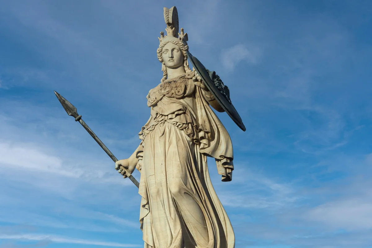 Athena statue