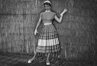 1950 dress fashion McCalls 5040 1950s Dress Vintage Sewing Pattern – WeSewRetro