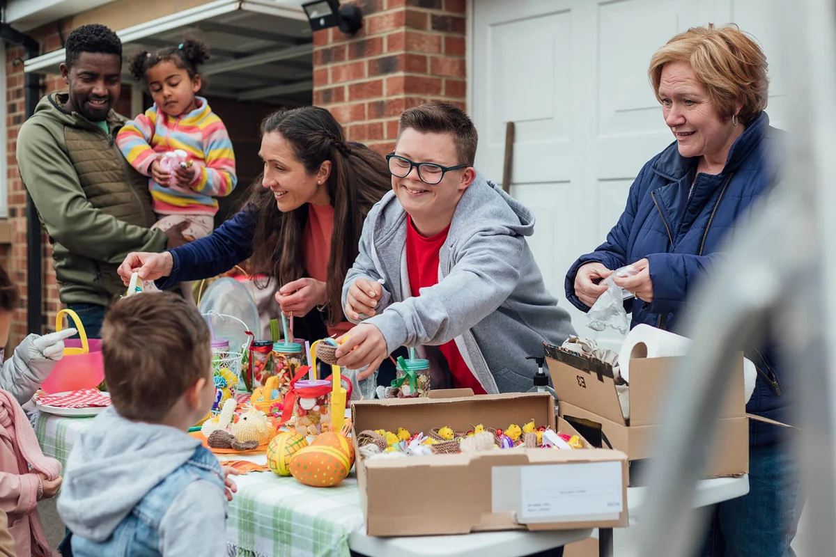 Enjoying Easter with a Yard Sale