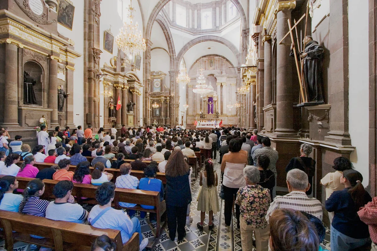 Templo de San Francisco on Easter