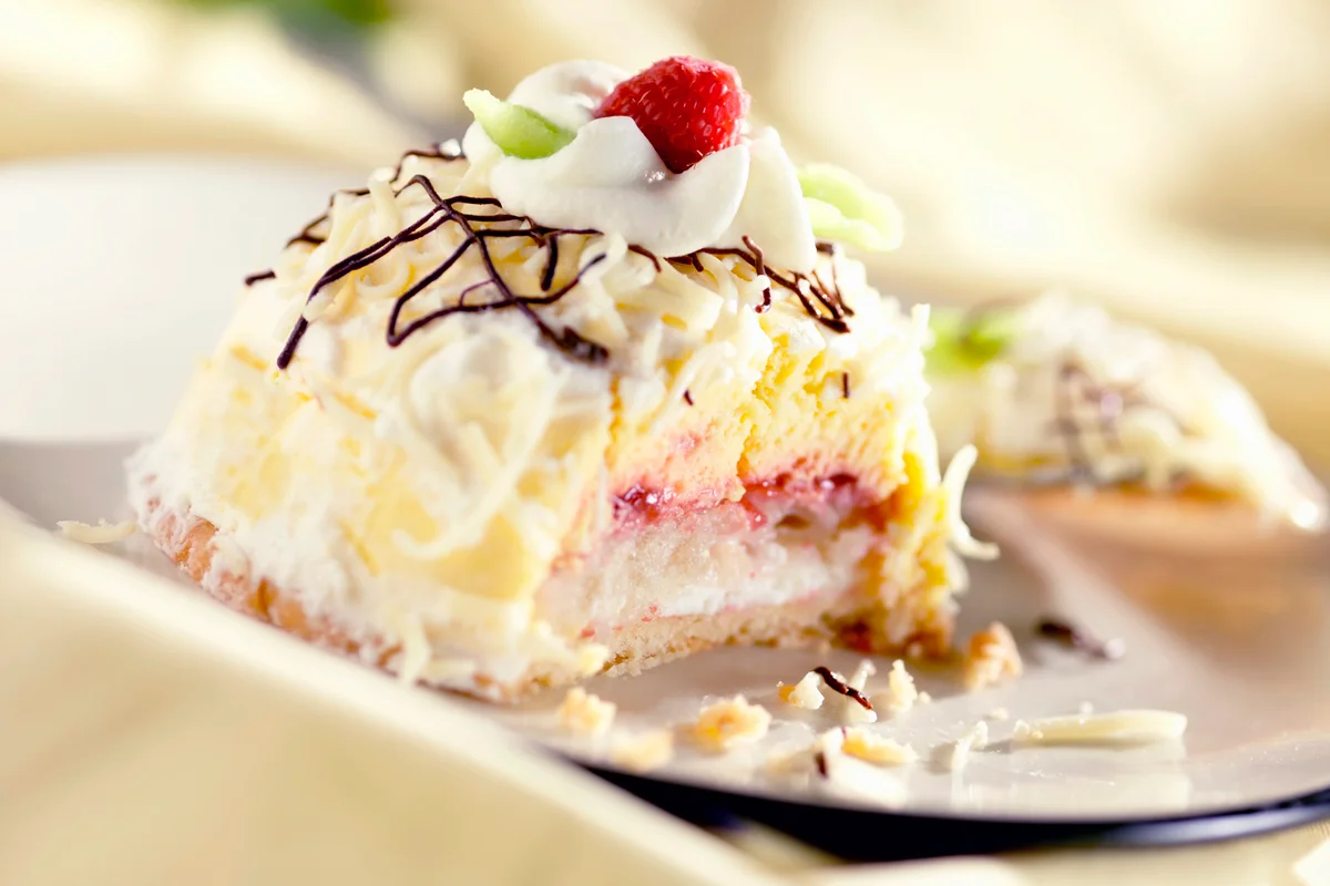 Raspberry and Lemon Torte