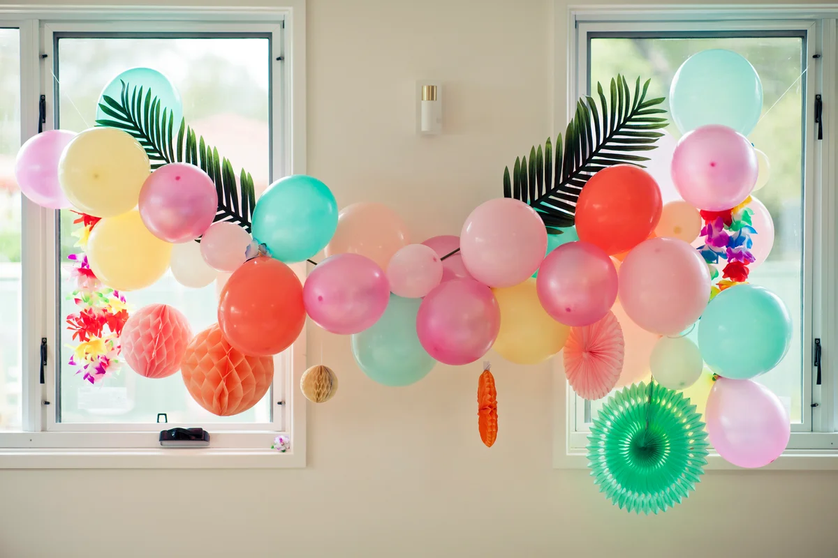 Tropical Balloon Garland