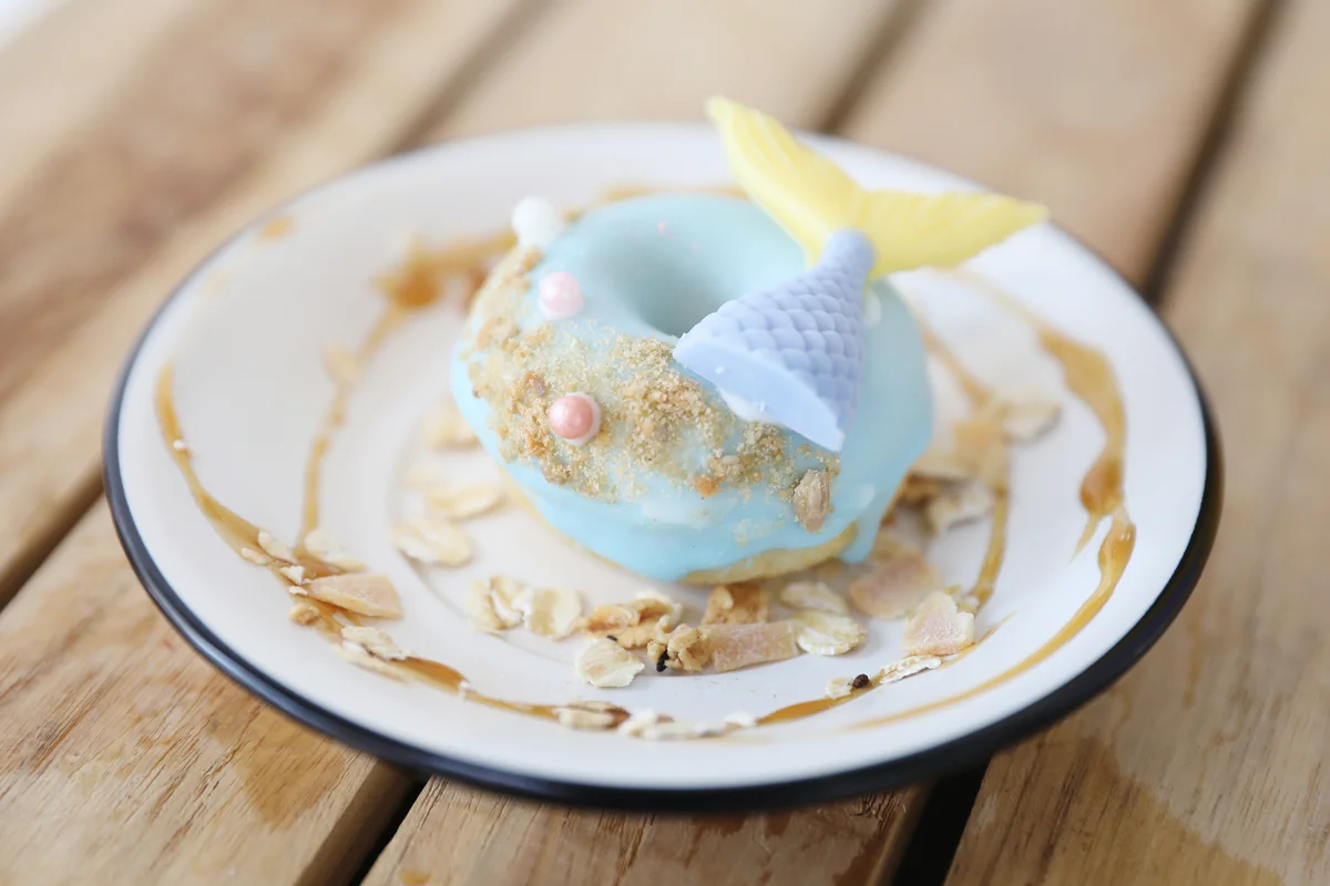 mermaid tail donut