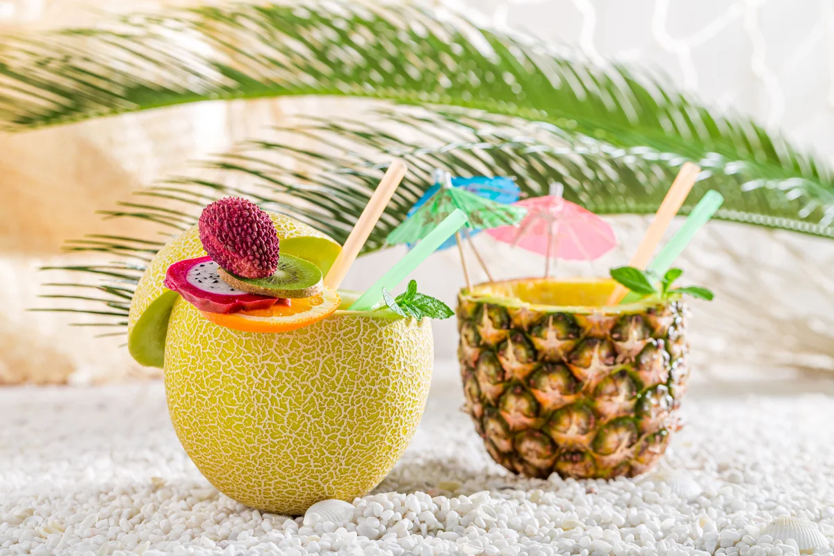 tropical fruit drinks