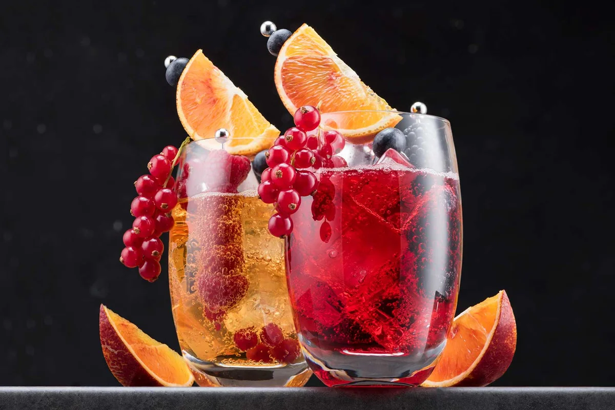 homemade wine coolers with fruit