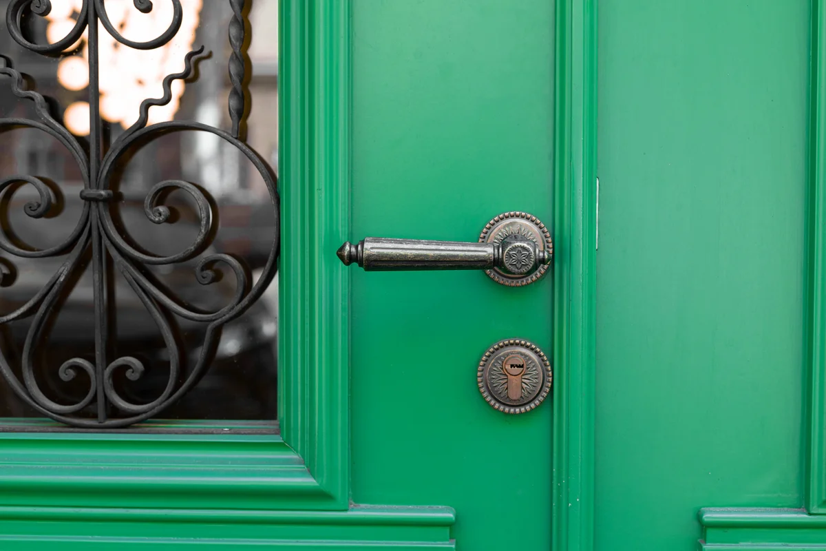 vintage farmhouse door handle