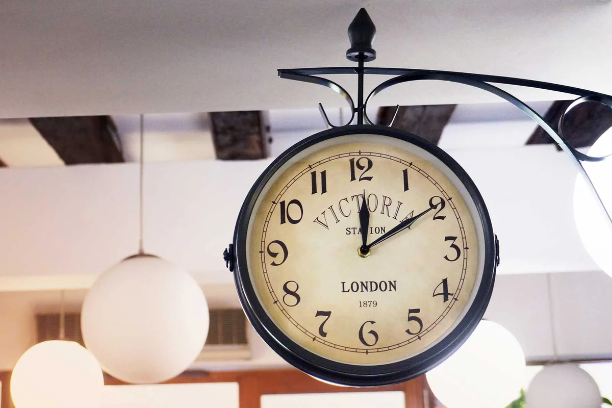 antique farmhouse wall clock