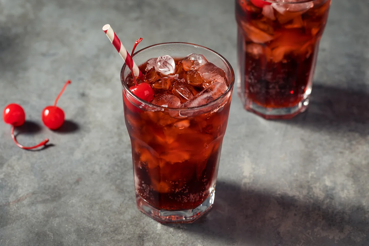 Vanilla Vodka and Cherry Coke