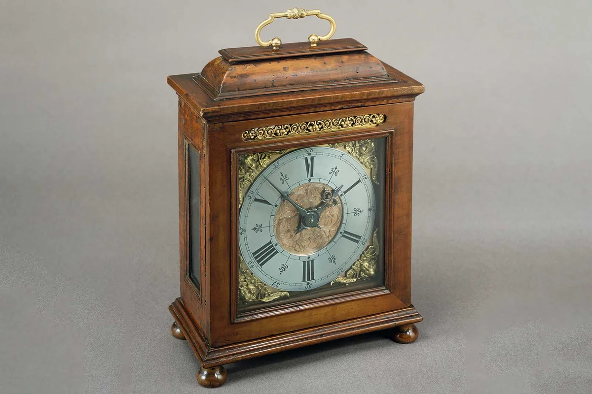 Antique 17th century Wooden bracket clock from Italy