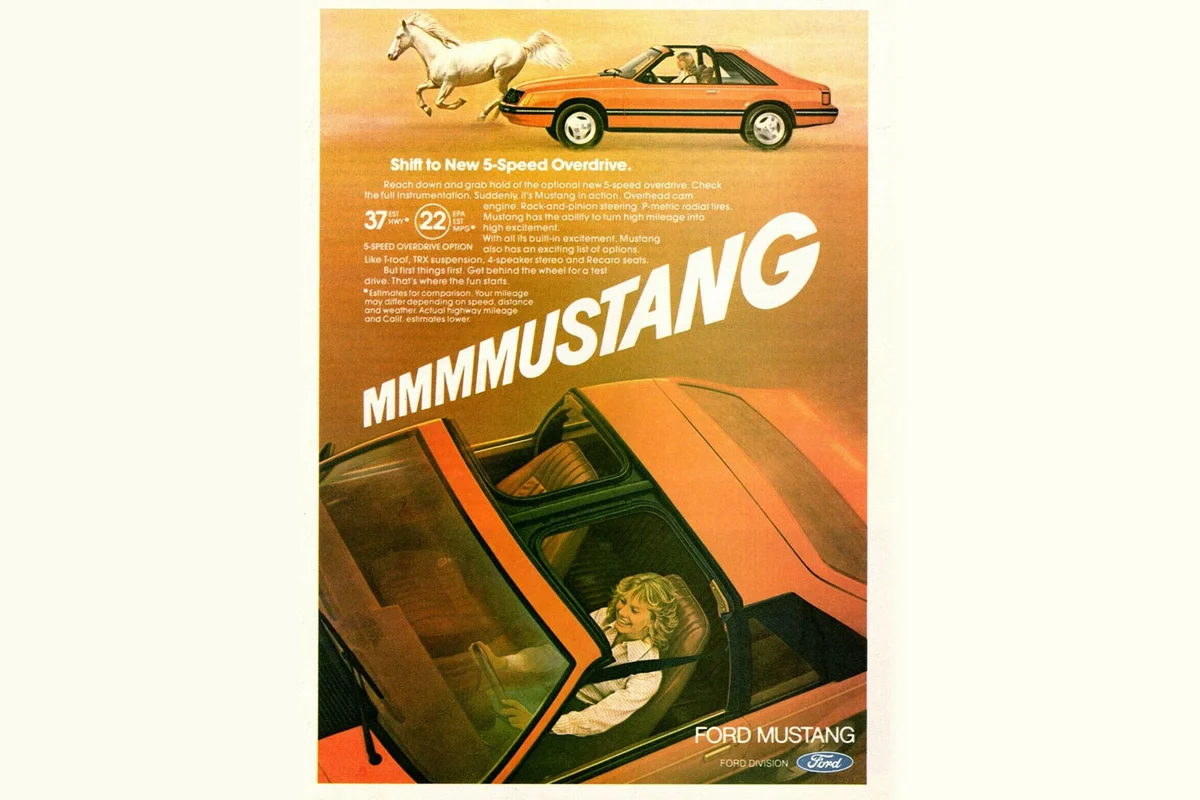 Ford Mustang ad from leix38 Ebay store