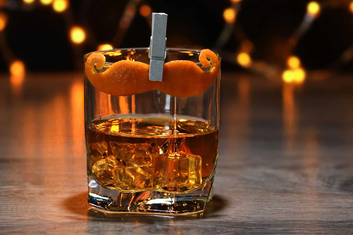 orange old fashioned cocktail