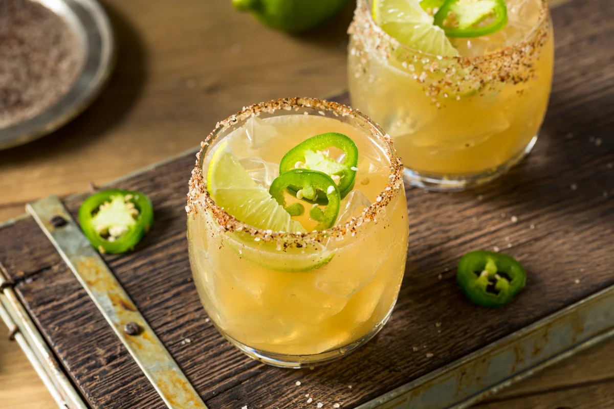 spicy margarita cocktail