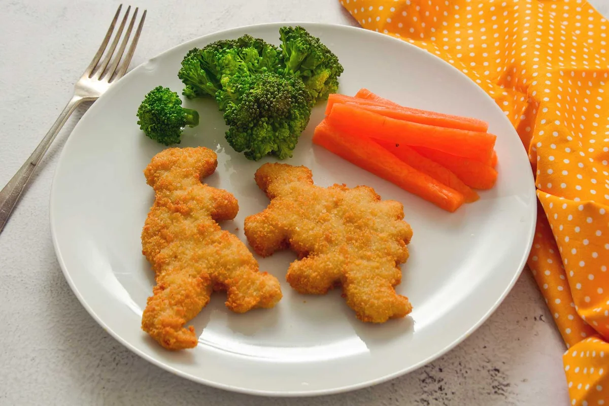 dinosaur chicken nuggets