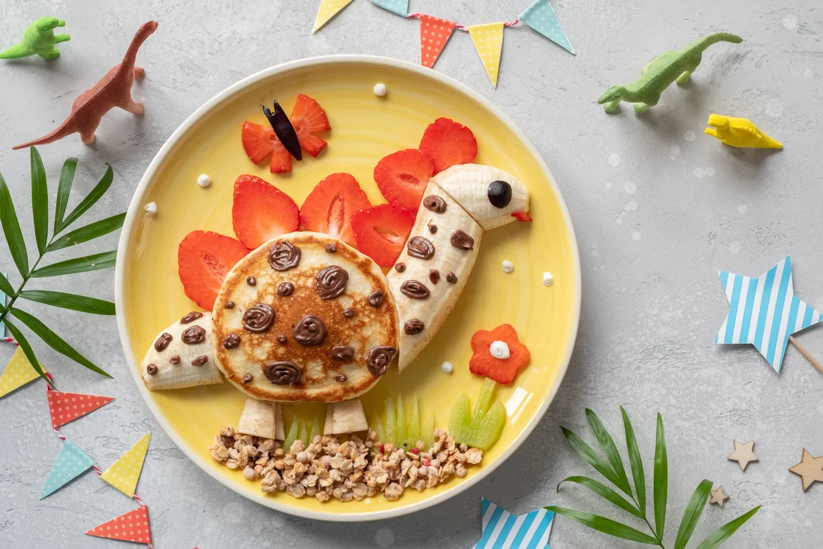dinosaur pancake