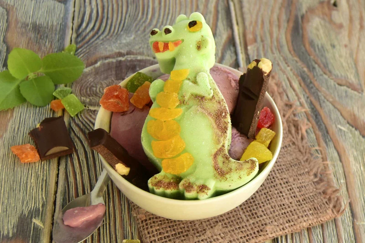 dinosaur ice cream