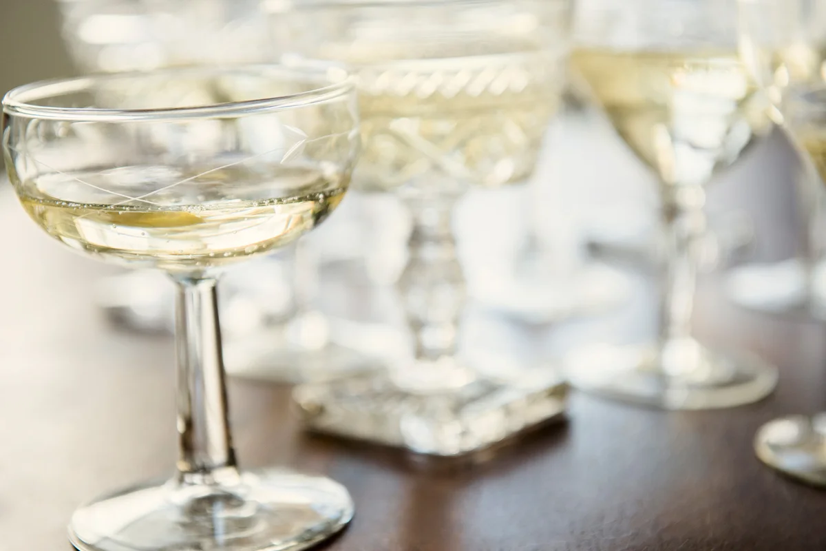 Champagne and Flowers