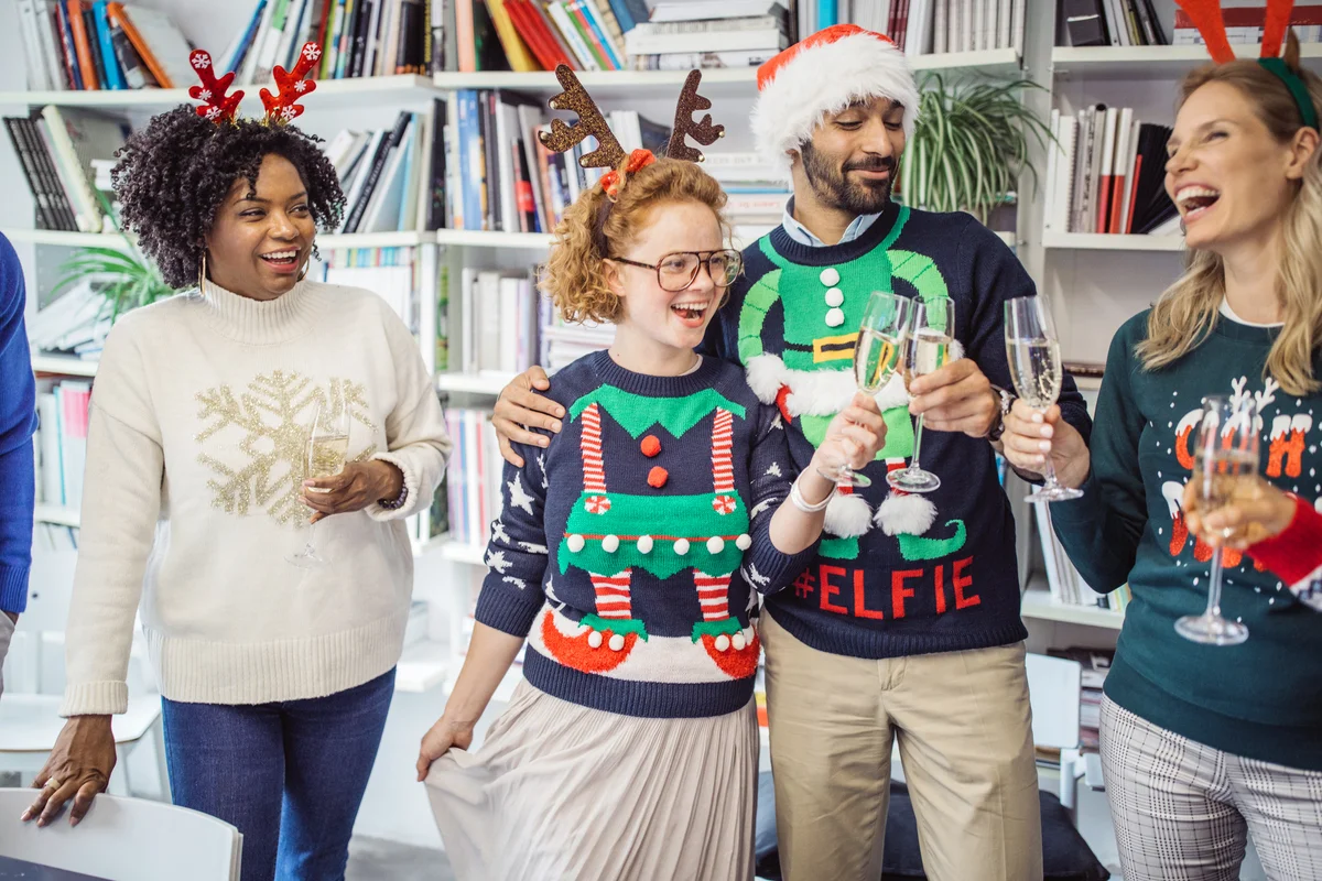 Christmas ugly sweater day