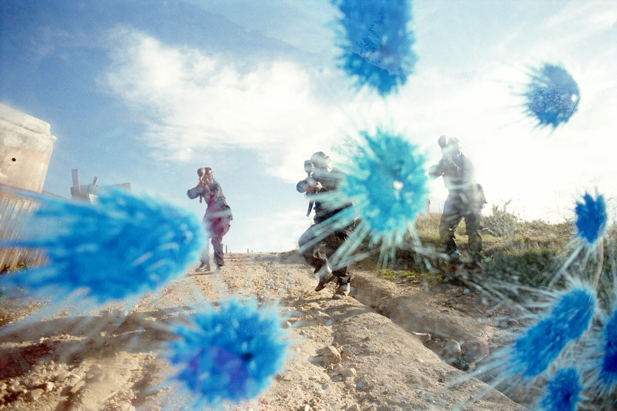 Paint ball battle