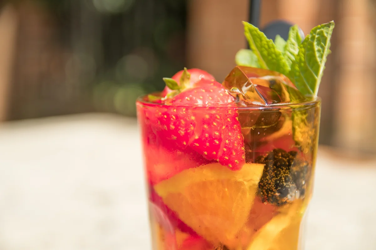 fruity mojito cocktail