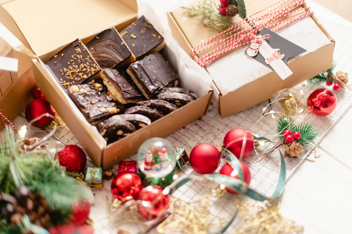 plan cookie exchange cookies in take home boxes