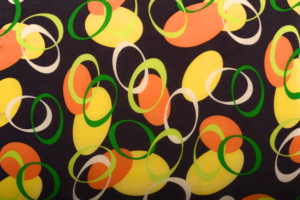 1920s art deco vintage pattern print fabric