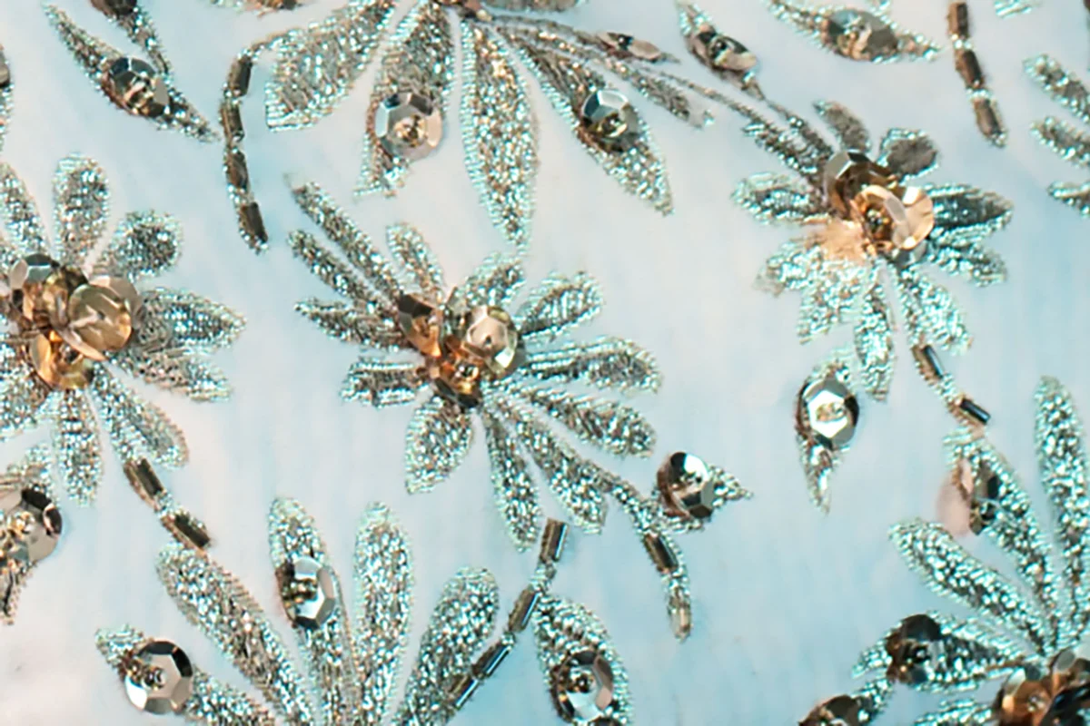 1950s vintage fabric print