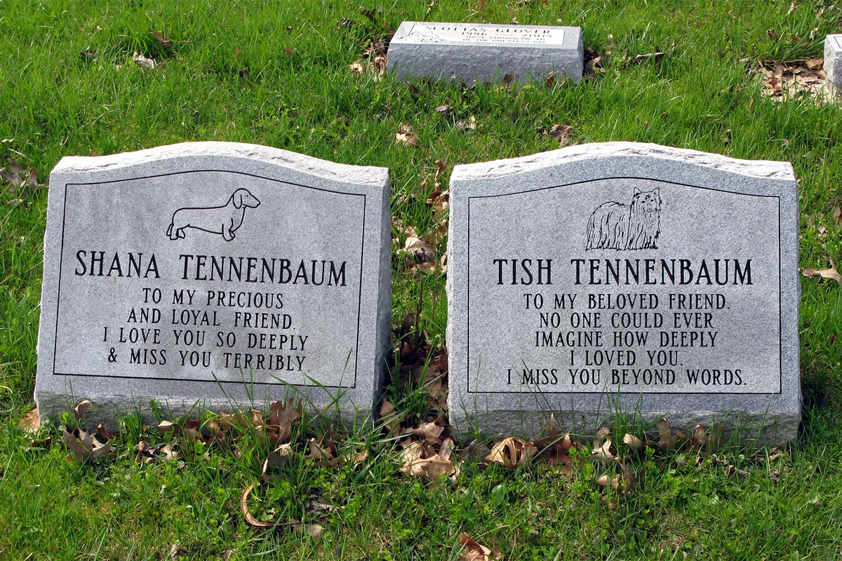 pet cemetery headstones