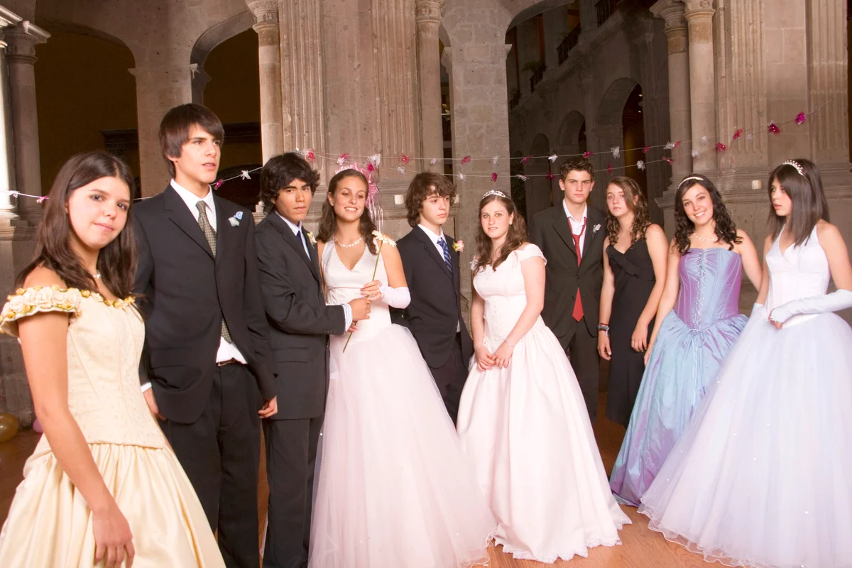 Friends at a Coming of Age Party