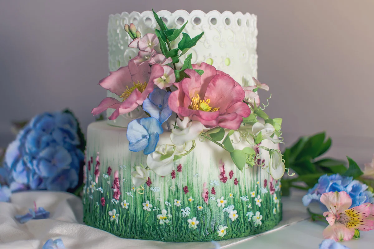 Whimsical Woodland Birthday Cake