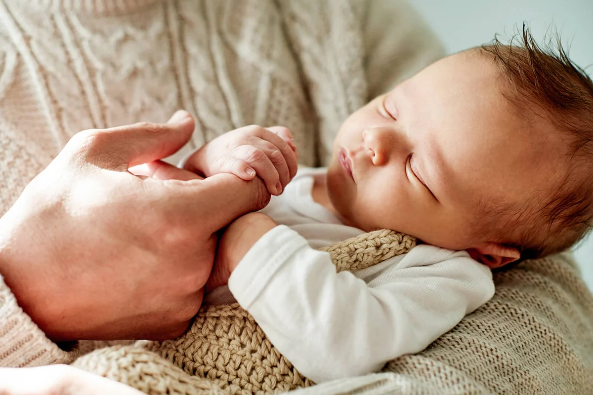 shot of an adorable new born baby boy