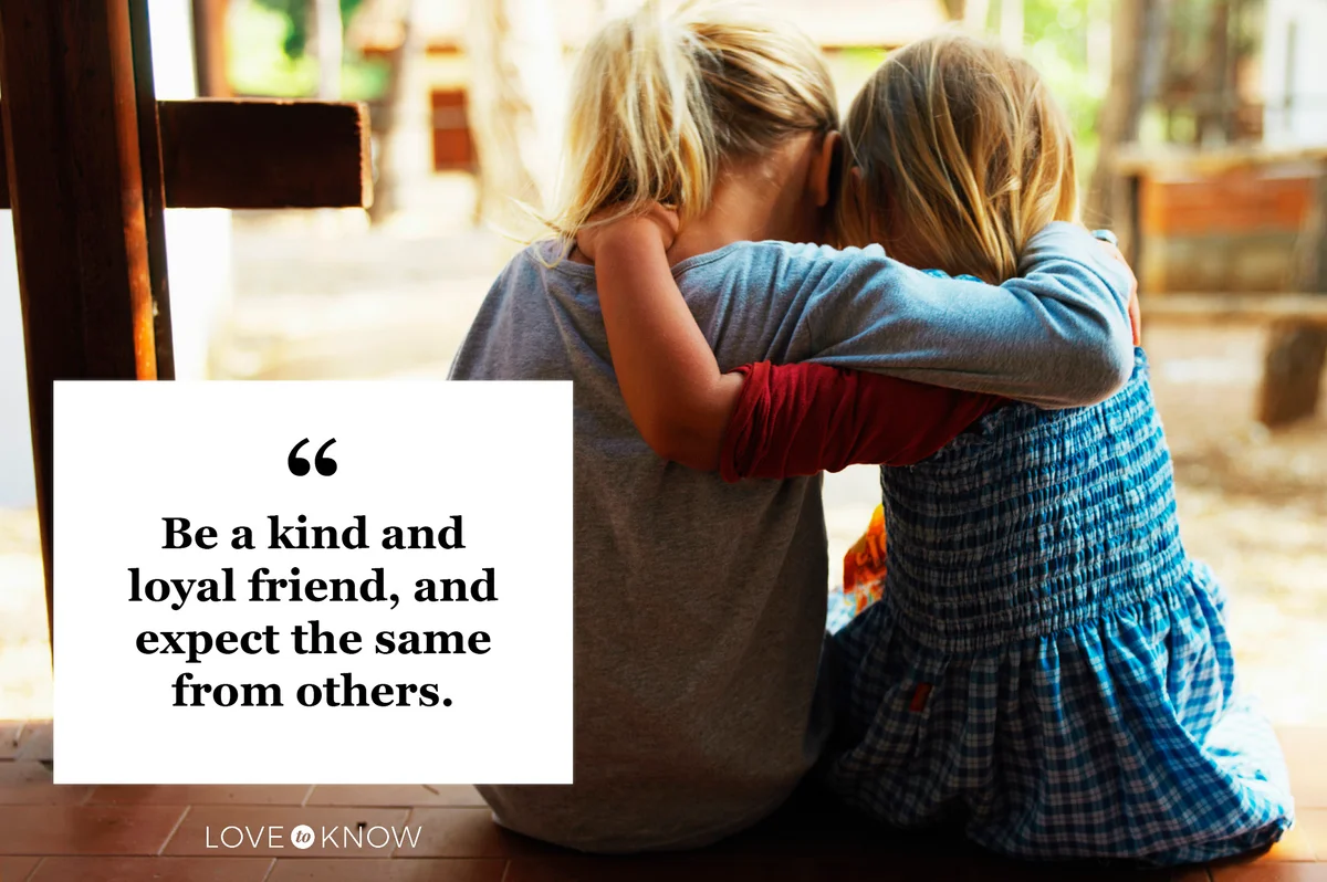 loyalty quotes two girls with arm around shoulder