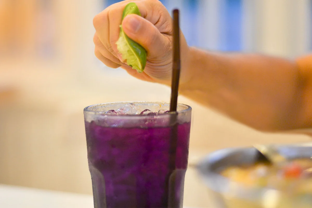 the empress new clothes purple cocktail