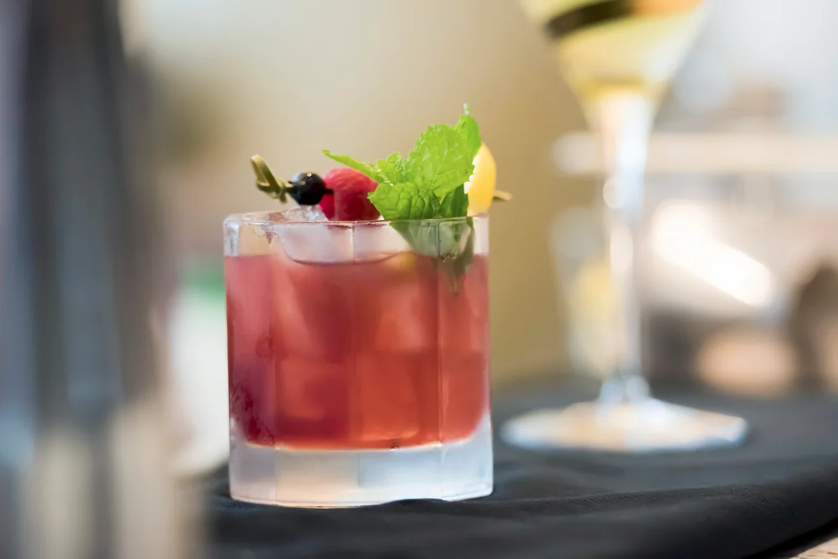 Summer cobbler cocktail